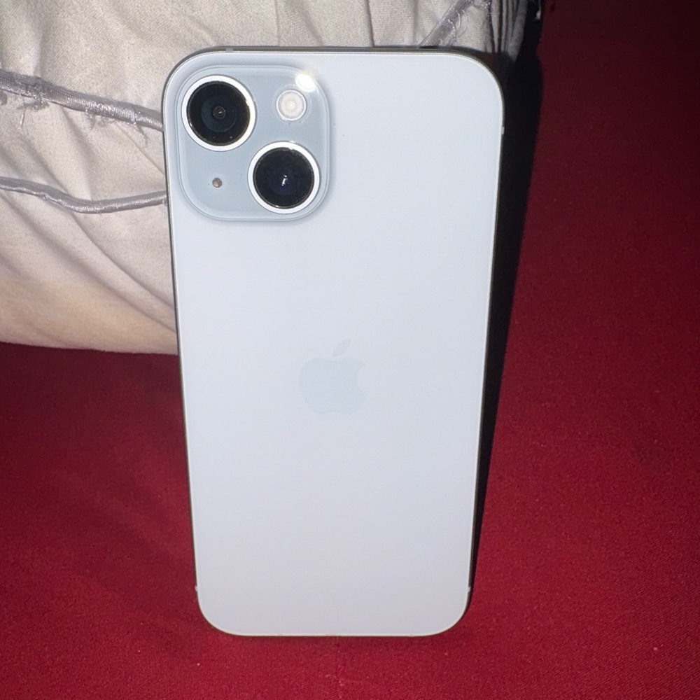Apple Smartphone in Light Gray
